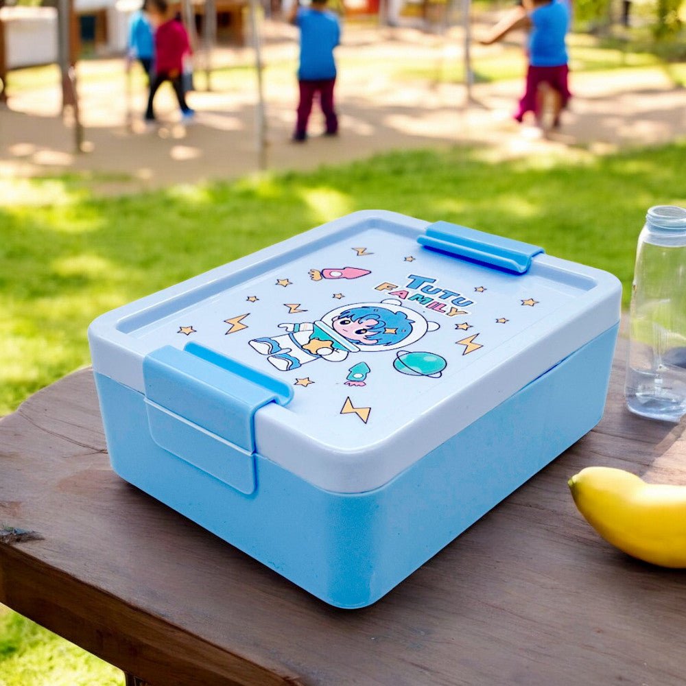 Envase Plástico Infantil Home Elegance / Cuadrado / 2 Divisiones - Home Elegance - Titan.com.pa - 2100000824069