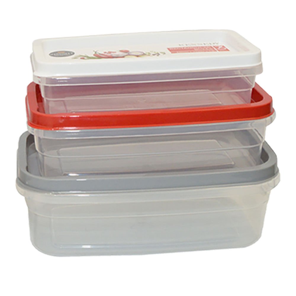 Envases Klic Box de Plásticos 3 Piezas