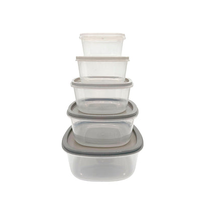 Envases Plástico Home Elegance / Cuadrado / Set 5 Piezas / Surtidas - Home Elegance - Titan.com.pa - 2100000929979