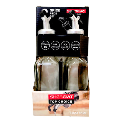 Set de 2 envases para salsa acrílico Home Elegance S18972