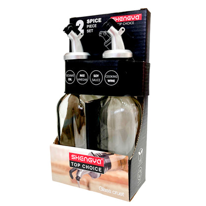 Set de 2 envases para salsa acrílico Home Elegance S18972