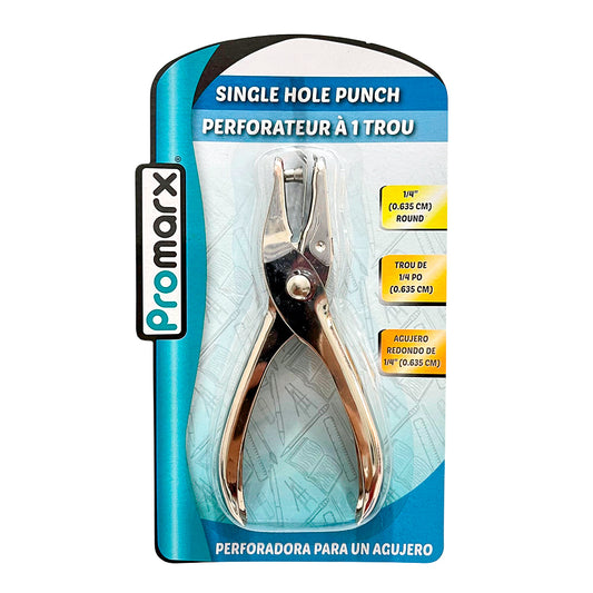 Perforadora de 1 Hueco Promarx - 1/4"