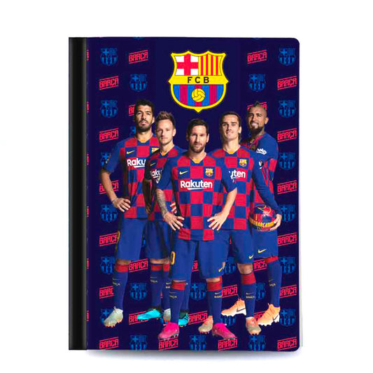 Cuaderno Cosido Mediano Raya Ancha Barsa de 200 Páginas