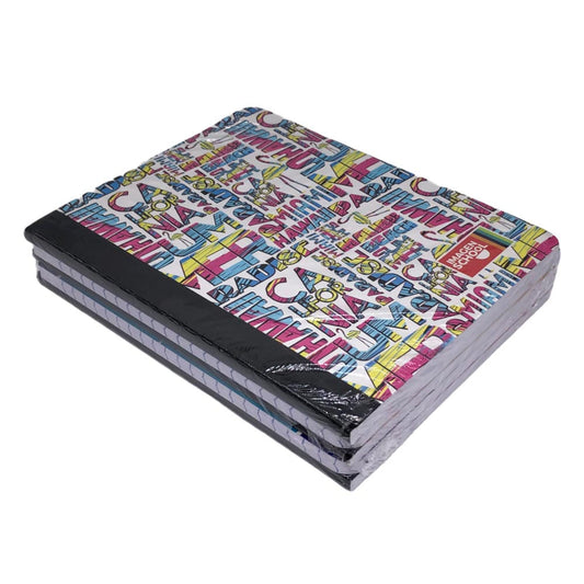 Cuaderno Cosido Raya Ancha Imagen School Fashion de 200 Páginas 8" x 6" 5 Piezas