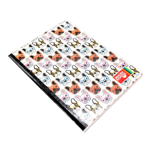 Cuaderno Cosido Raya Ancha Imagen School Pets 3 Materias de 240 Páginas 9.75" x 7.5"