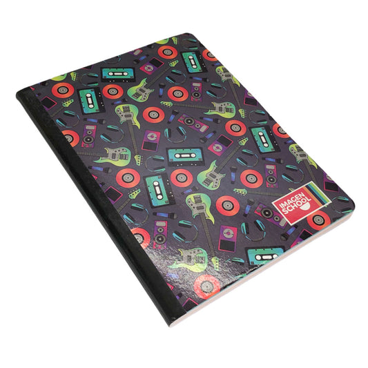 Cuaderno Cosido Raya Ancha Imagen School 5 Materias de 300 Páginas 9.75" X 7.5" - Surtido