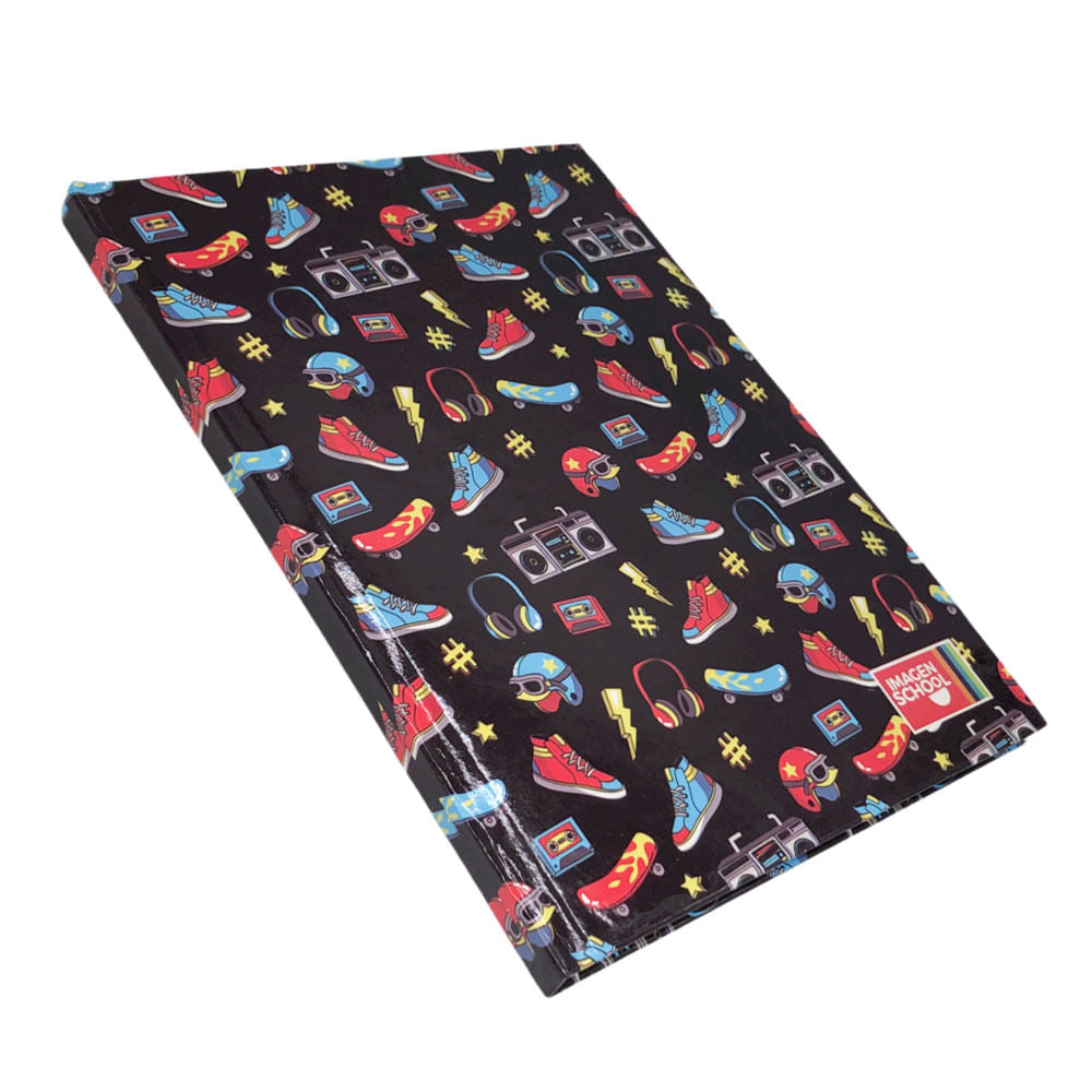 Cuaderno Empastado Raya Ancha Imagen School 3 Materias de 240 Páginas 9.75" x 7.5" - Surtido