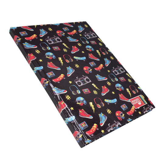 Cuaderno Empastado Raya Ancha Imagen School 3 Materias de 240 Páginas 9.75" x 7.5" - Surtido