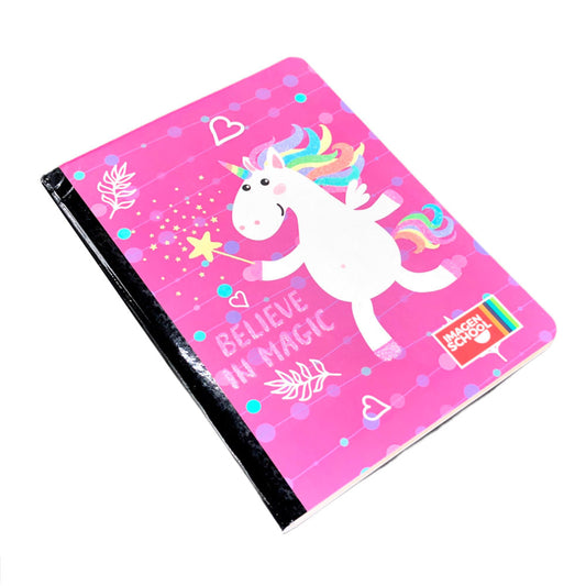 Cuaderno Cosido Mediano Raya Ancha Imagen School Pat-Floral 3 Materias de 240 Páginas - Surtido