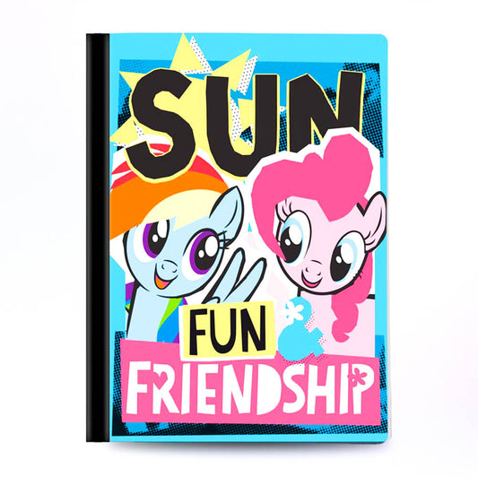 Cuaderno Cosido Mediano Raya Ancha My Little Pony de 200 Páginas
