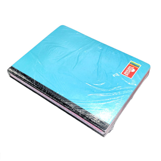 Cuaderno Cosido Mediano Doble Raya Imagen School Solid Girl 200 Páginas 3 Piezas