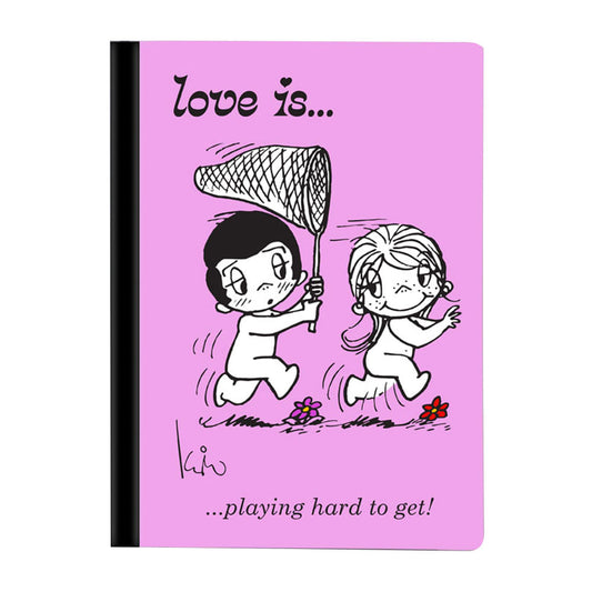 Cuaderno Cosido Mediano Dibujo Amor Es de 200 Páginas