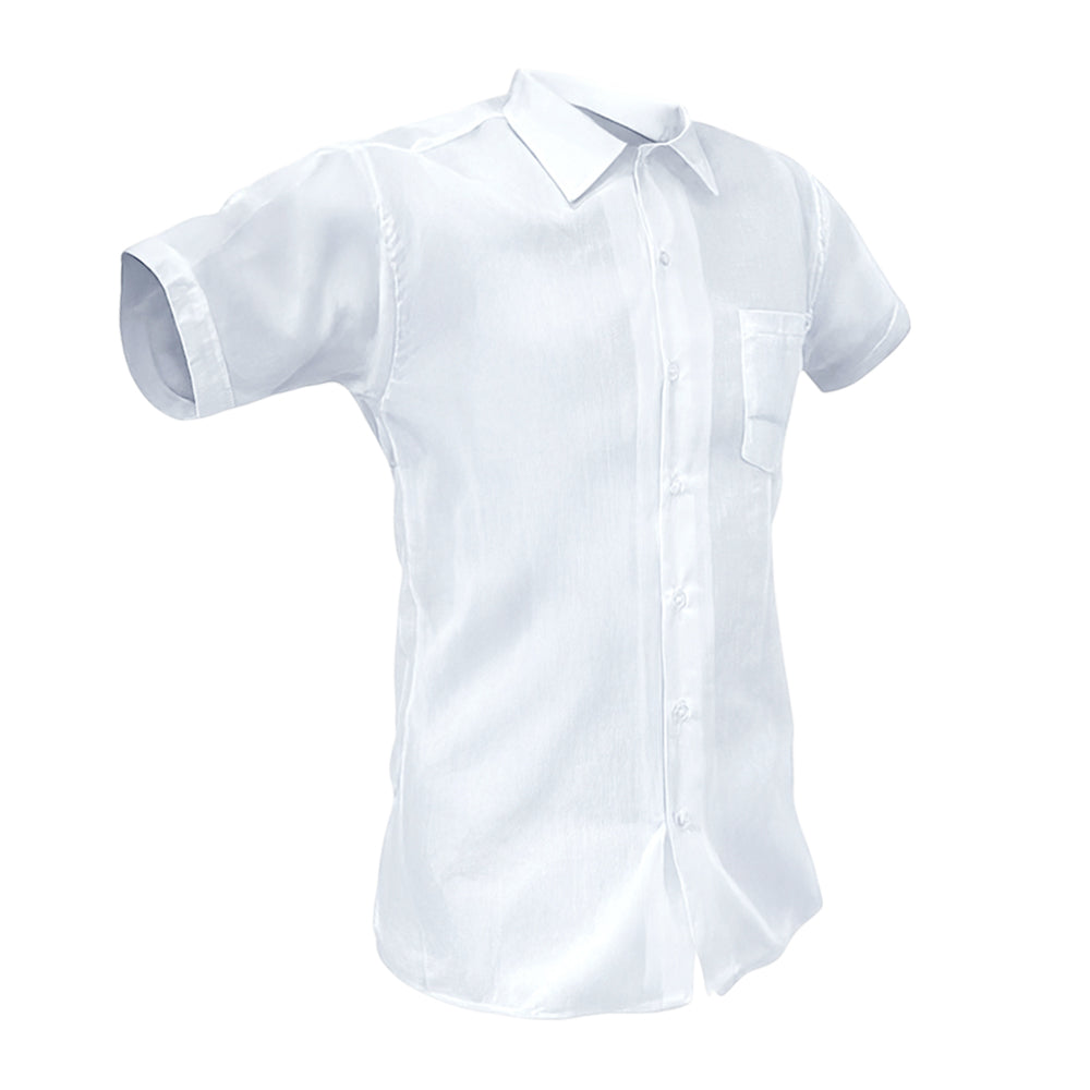 Camisa Blanca Escolar Durex / Manga Corta / Talla 14