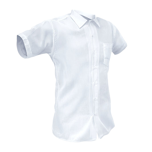 Camisa Blanca Escolar Durex / Manga Corta / Talla 18