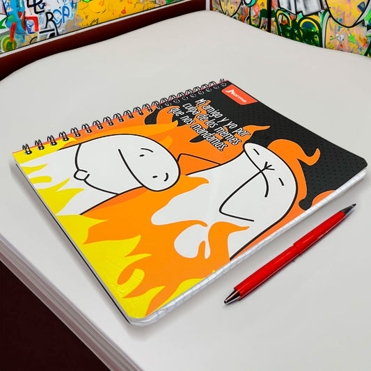 Libreta Grande Norma de Espiral Doble / Flork / 3 Materias