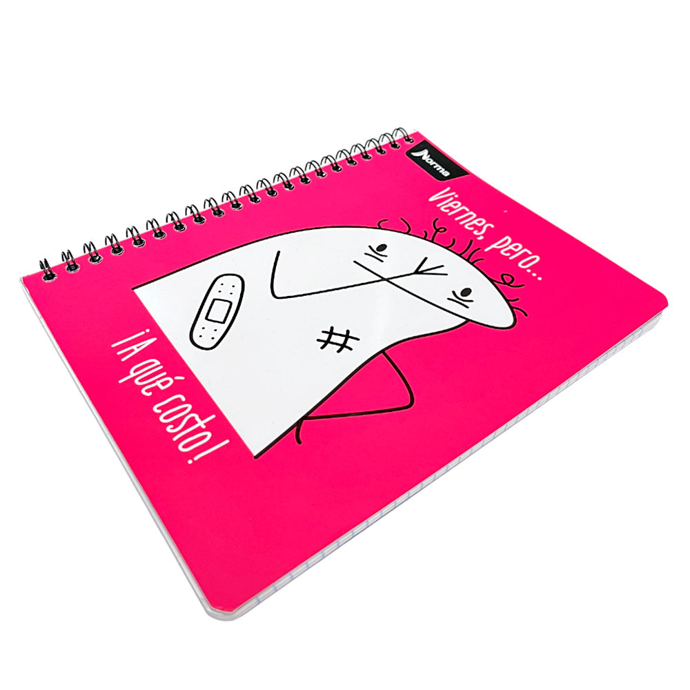 Libreta Grande Norma de Espiral Doble / Flork / 3 Materias