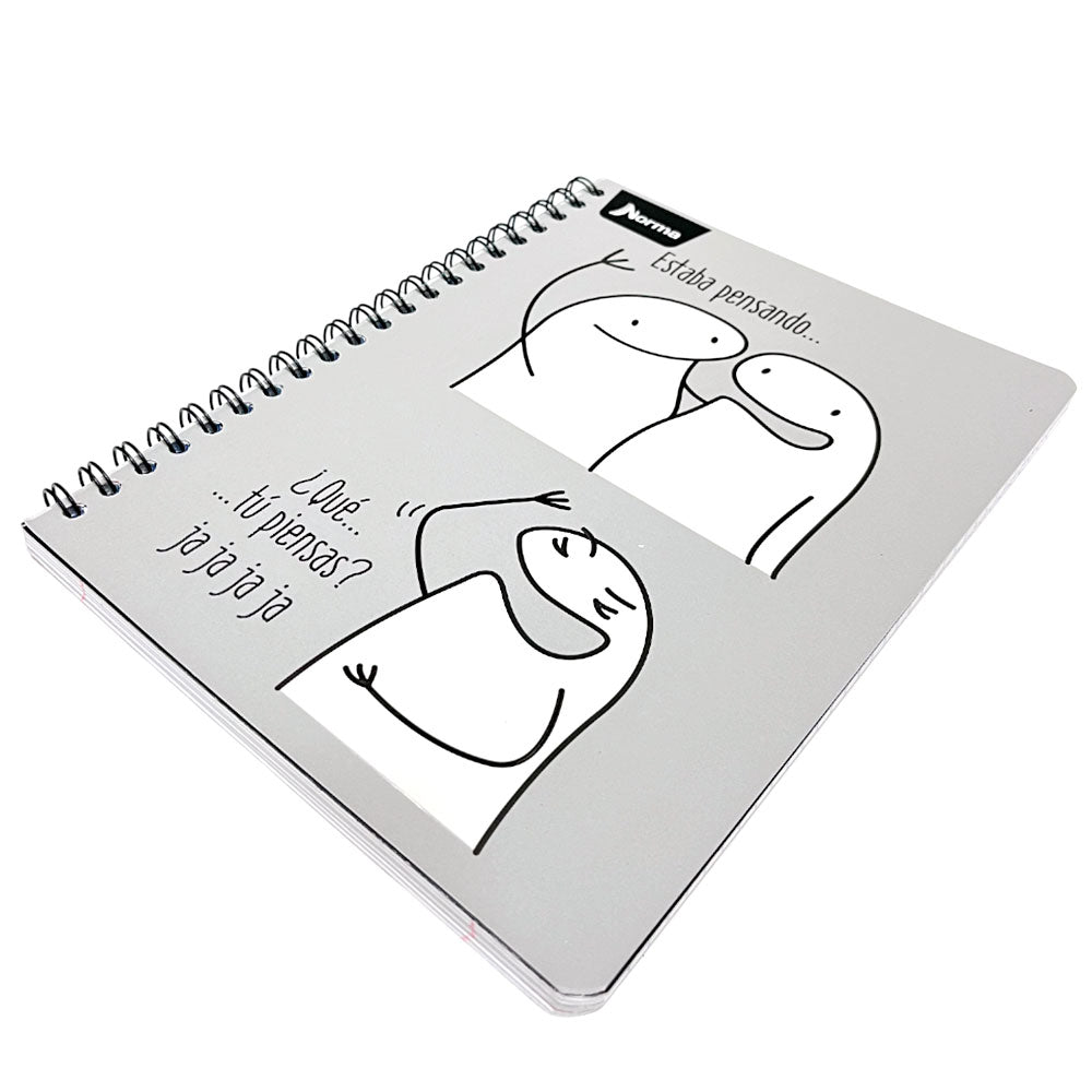 Libreta Grande Norma de Espiral Doble / Flork / 3 Materias