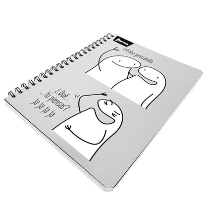 Libreta Grande Norma de Espiral Doble / Flork / 3 Materias