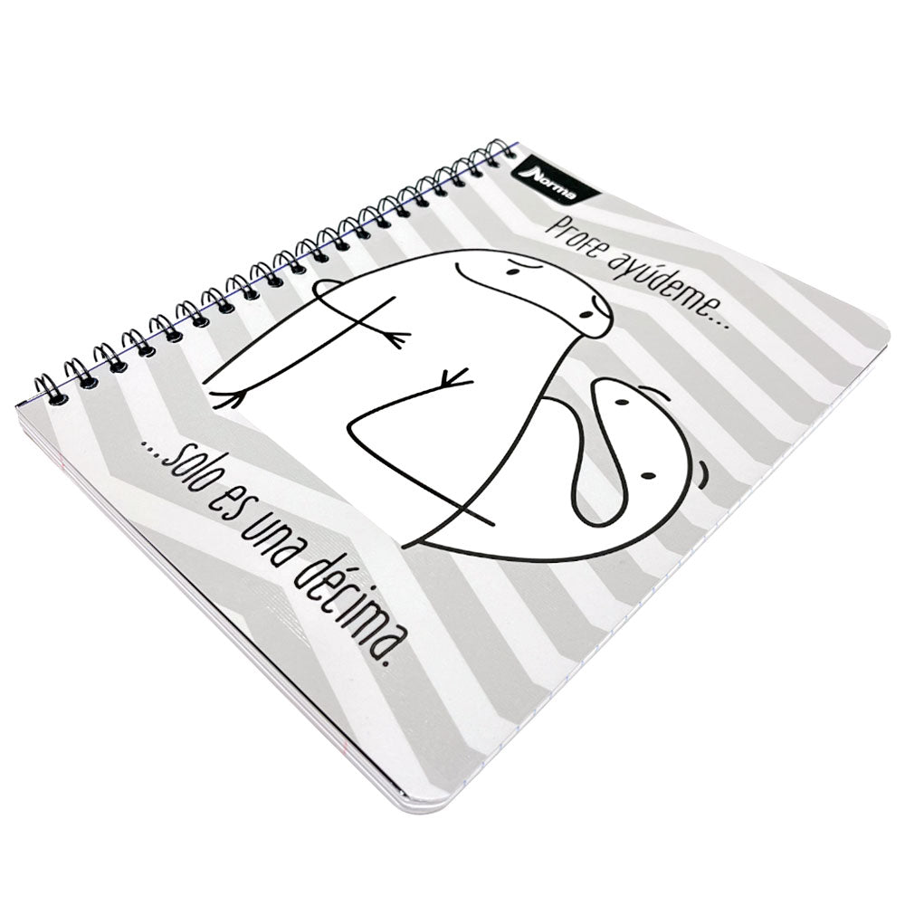 Libreta Grande Norma de Espiral Doble / Flork / 3 Materias