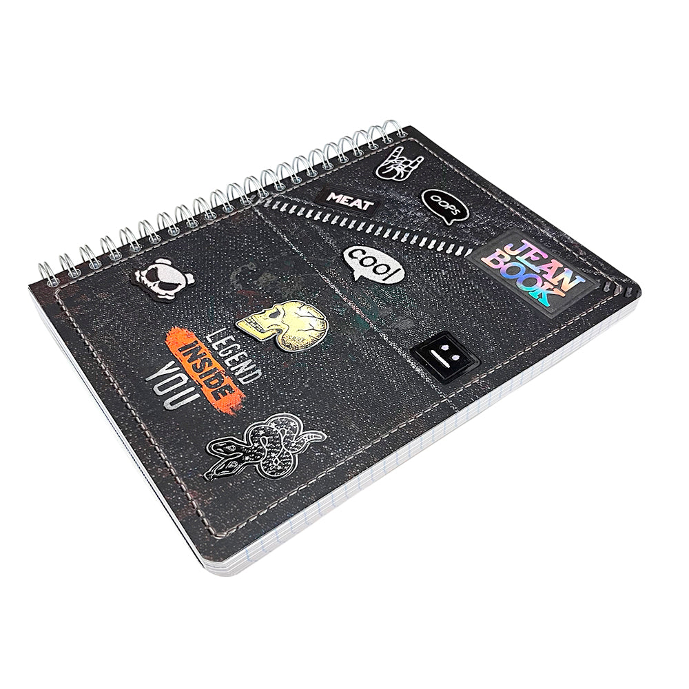 Libreta Grande Norma Jean Book / 3 Materias / Espiral Doble - Surtido