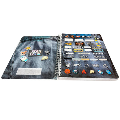Libreta Grande Norma Jean Book / 3 Materias / Espiral Doble - Surtido