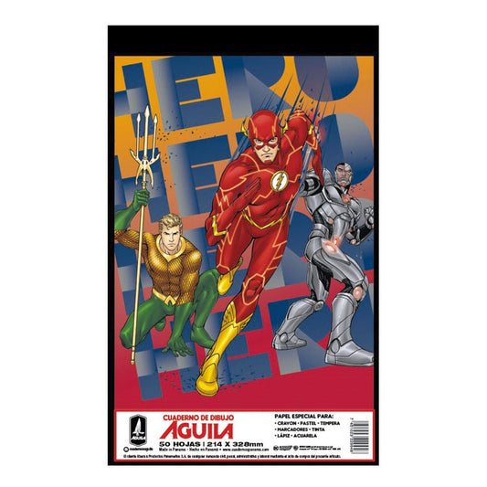 Cuaderno de Dibujo Liga de la Justicia