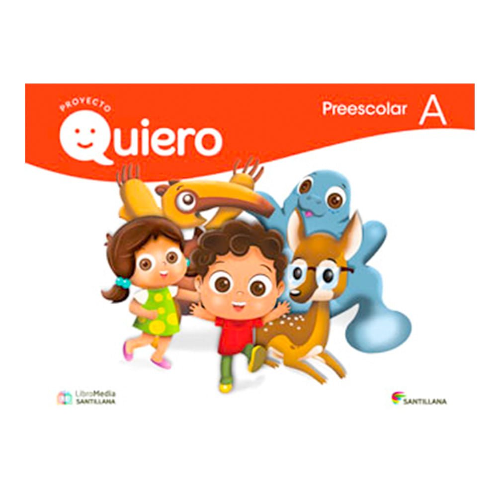 Libro de Texto Santillana Quiero Integral A / Preescolar