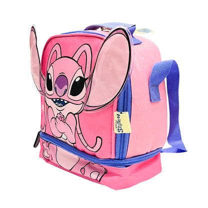 Lonchera Escolar Stitch / Angela con Accesorios