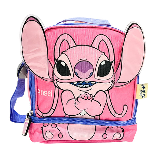 Lonchera Escolar Stitch / Angela con Accesorios