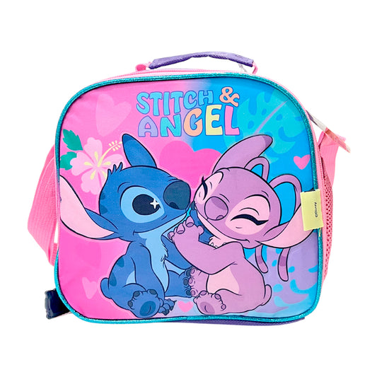 Lonchera Escolar Stitch Pouch con Accesorios