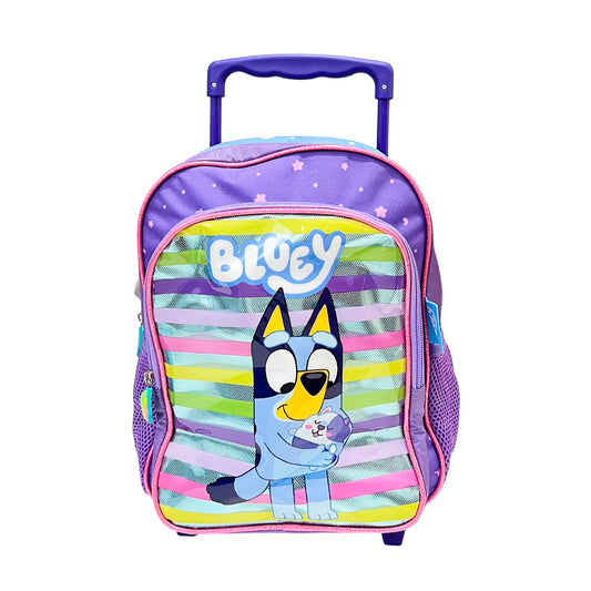 Mochila Bluey con Ruedas Metal / Niña / 12"