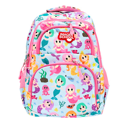 Mochila Escolar Imagen School / Preescolar 14.5” / Niña /  – Surtida