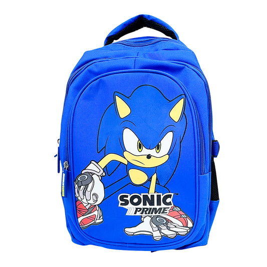 Mochila Escolar Sonic / 3 Compartimentos - Azul 16”