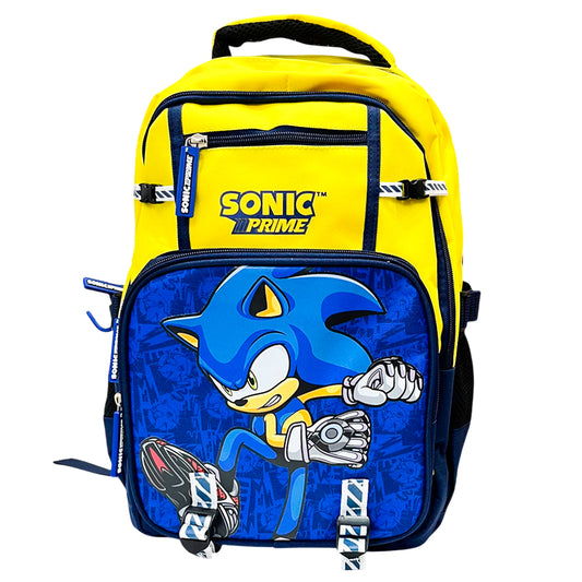 Mochila Escolar Sonic / 4 Compartimentos - 16”
