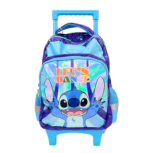 Mochila Escolar Primavera Stitch 14" c/Ruedas