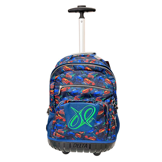 Mochila Con Ruedas Delta / 17" / Para Niño / Estampada Speed Racer-Dino / Surtido