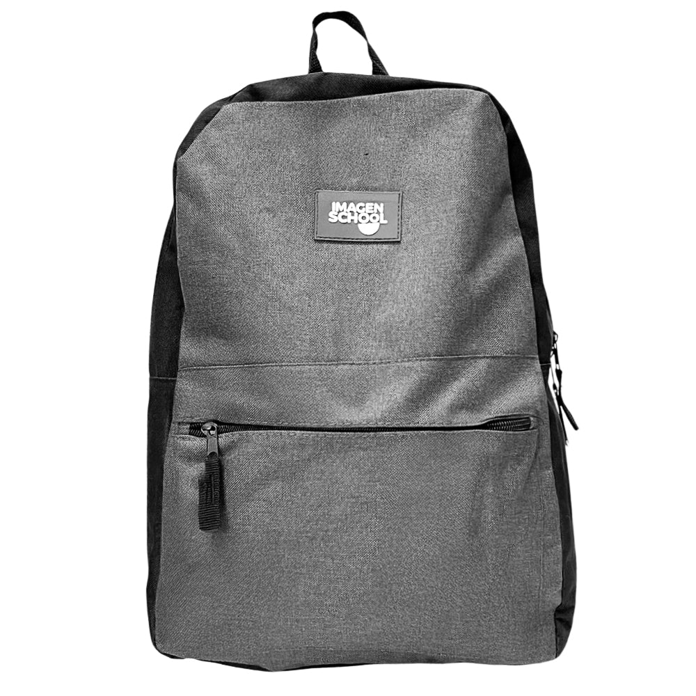 Mochila Escolar 17" Imagen School / Basic Light Gray
