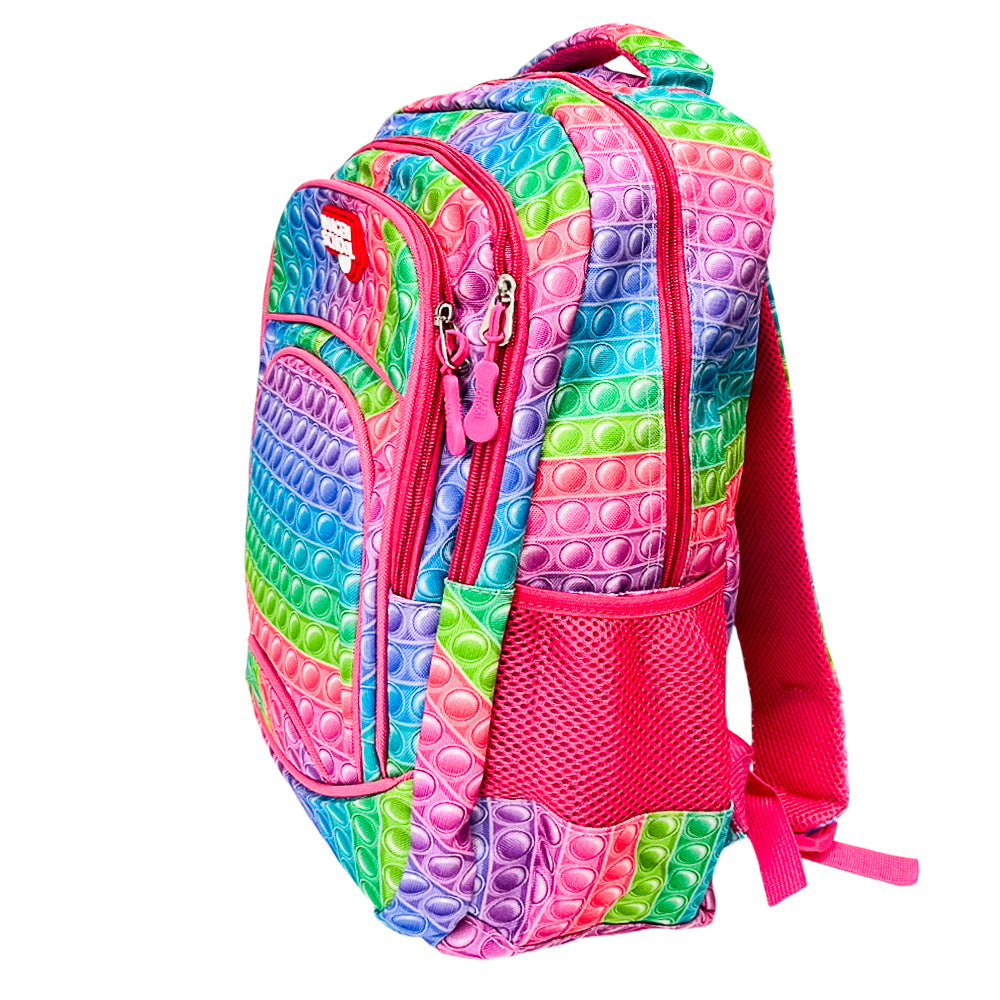 Mochila Escolar 17" Imagen School / Colores Estampado / Niña / Surtido