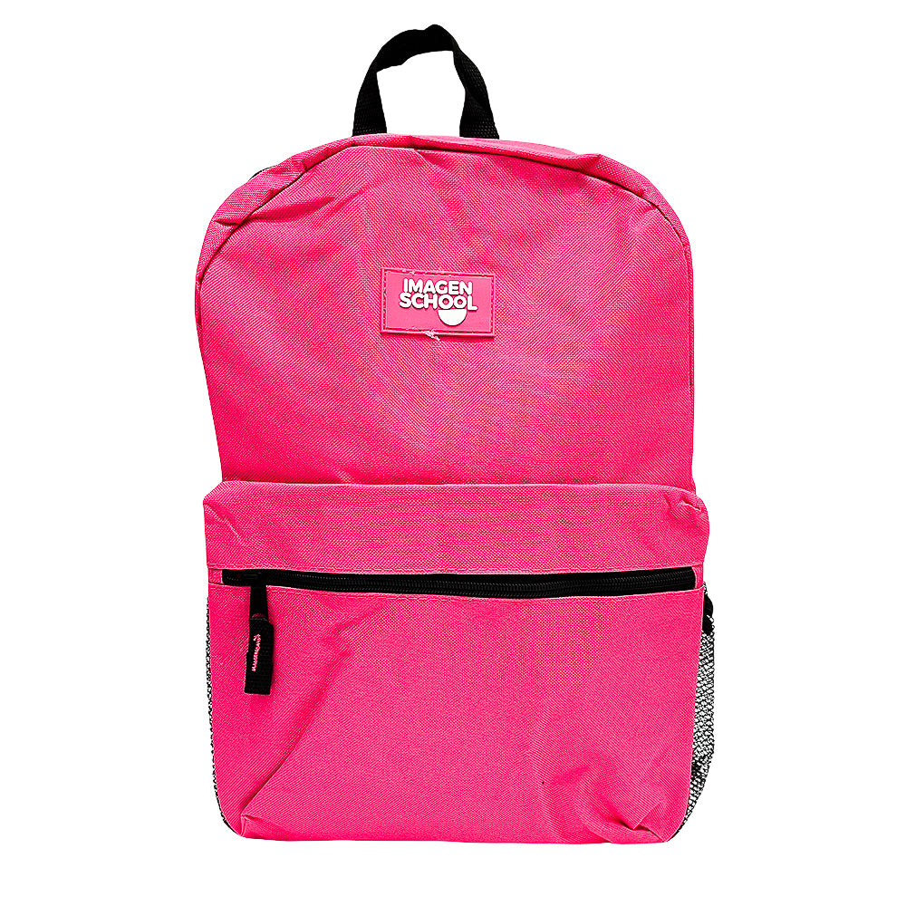 Mochila Escolar 16” Imagen School/Rosado