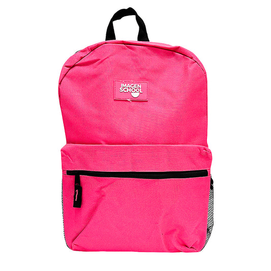 Mochila Escolar 16” Imagen School/Rosado