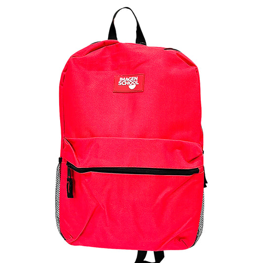 Mochila Escolar 16” Imagen School/Rojo