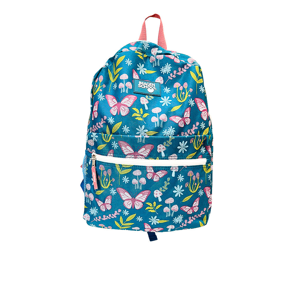 Mochila Escolar 17” Imagen School/Niña/Turquesa