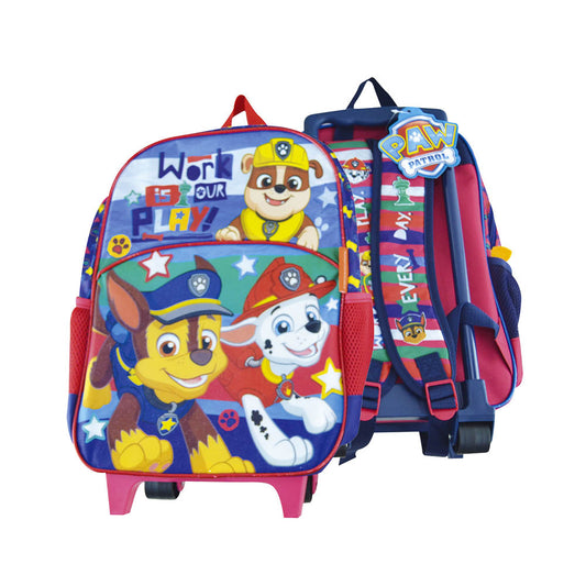 Mochila Paw Patrol Con Ruedas de 14"