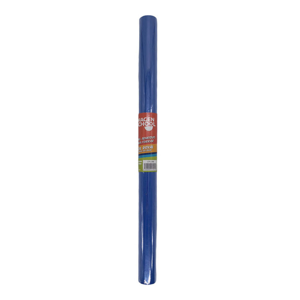 Papel Adhesivo Imagen School Azul Rey de 3 m x 45 cm