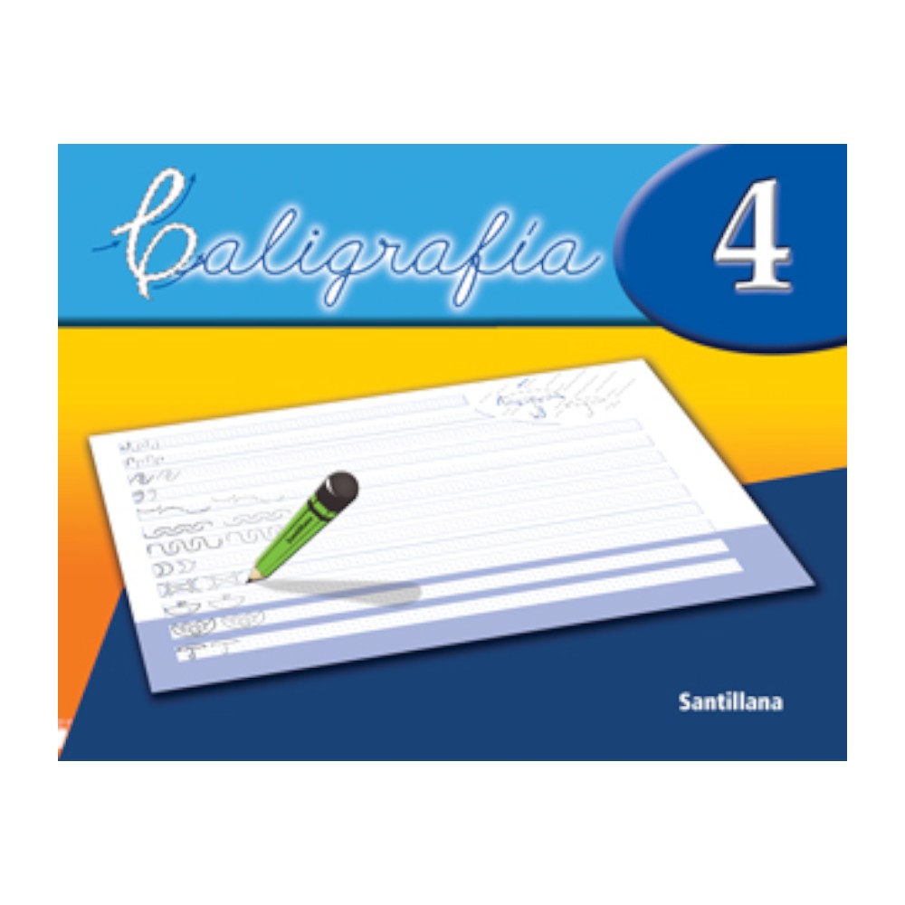Libro de Texto Santillana Caligrafía 4 / Nueva Edición