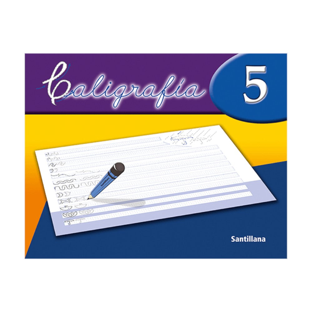 Libro de Texto Santillana Caligrafía 5 / Nueva Edición