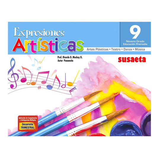 Libro de Texto Susaeta Expresiones Artísticas 9