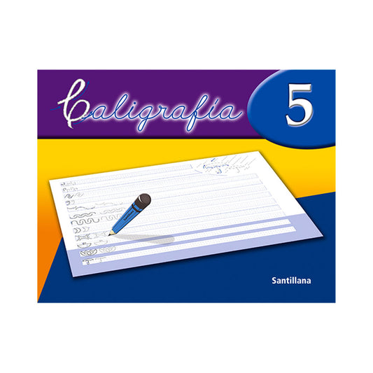 Libro de Texto Santillana Caligrafía 5 Nueva Edición