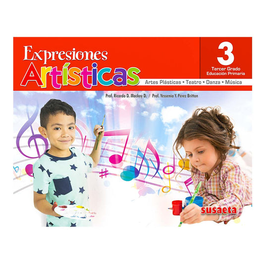 Libro de Texto Susaeta Expresiones Artísticas 3