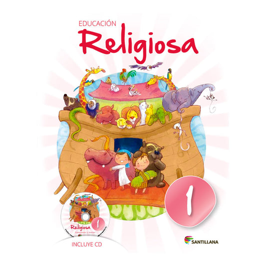 Libro de Texto Santillana Educación Religiosa 1 Con CD